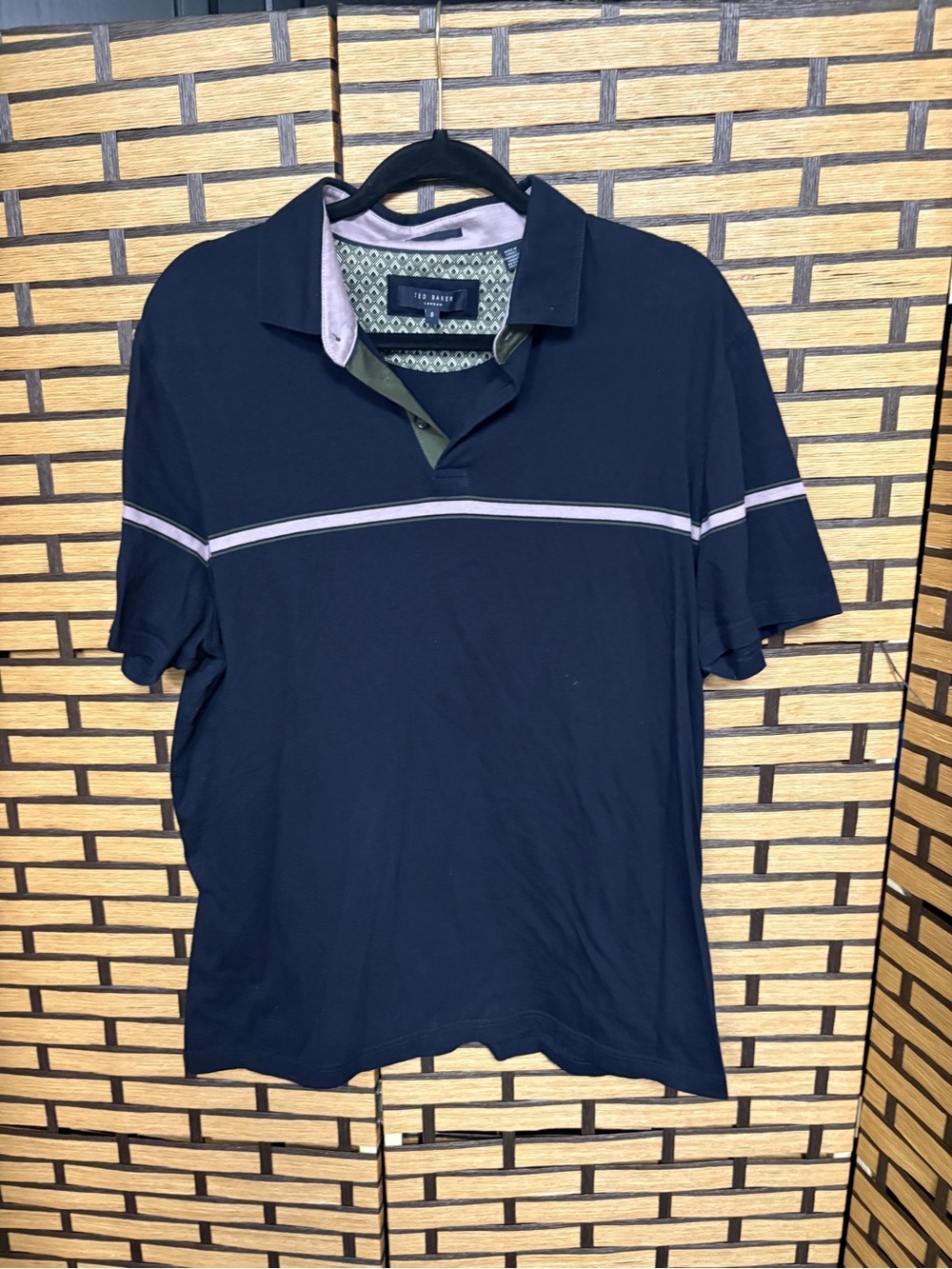 Ted Baker navy polo size 5 (XL)